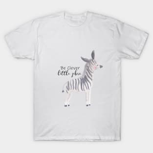 Be Clever Little Zebra T-Shirt